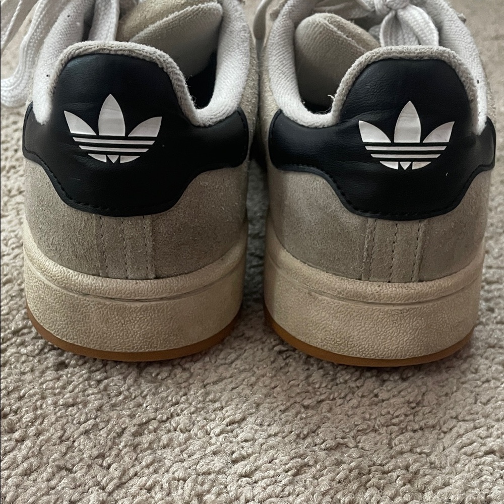 Adidas Canvas Gray and Black Sneakers campus 2000s - Picture 3 of 4